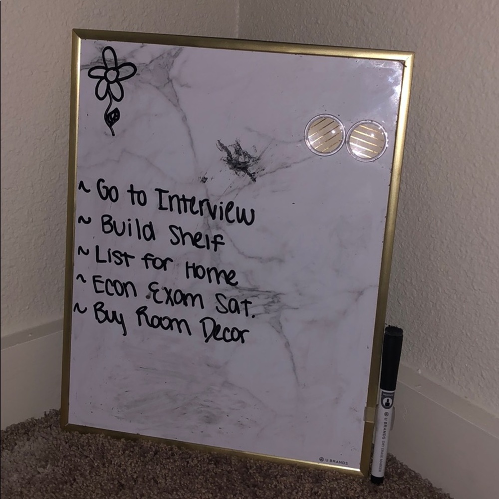 marble dry erase board